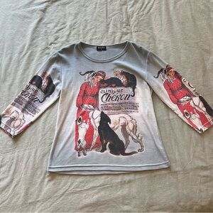 Rare Midsleeve Animal Blouse